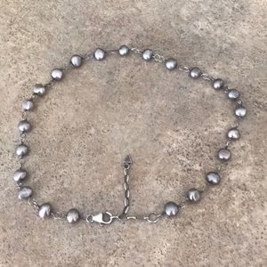 Silpada Gray Freshwater Pearl Necklace